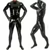 Ecoosexy Man Full Tights Cosplay Shiny Body Cover Bodysuit Wetlook Pvc Glitter Zipper Open Crotch Footman All-inclusive Straitjacket