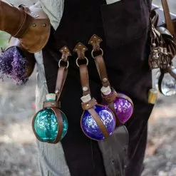 Cosplay&ware Medieval Round Bottle With A Leather Holder Steampunk Belt Accessory For Larp Costume Cosplay -Zentai shop online Medieval Alchemy Round Flask Potion Bottle With A Cork Leather Holder Steampunk Belt Accessory For Larp 5.jpg 640x640q80 5.jpg 5