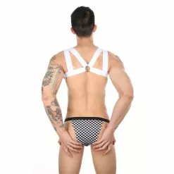 CLEVER-MENMODE Men Harness Bondage Clubwear Costume Sexy Underwear Set Shoulder Body Chest Muscle Belt Straps Arnes Hombre Lingerie -Zentai shop online Men Harness Bondage Clubwear Costume Sexy Underwear Set Shoulder Body Chest Muscle Harness Belt Straps Arnes 5.jpg 640x640q80 5.jpg 5