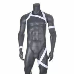 Cosplay&ware Men’s One-piece Chest Harness Beveled Leg Binding Belt With Arm Ring And Hand -Zentai shop online Men s One Piece Chest Harness Beveled Leg Binding Belt With Arm Ring And Hand Ring 4.jpg 640x640q80 4.jpg 4