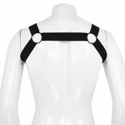 YiZYiF Mens Nylon Harness Belt Elastic Shoulder Body Chest Muscles Straps With O-rings Fancy Club Party Costume Strap Accessory -Zentai shop online Mens Nylon Harness Belt Elastic Shoulder Body Chest Muscles Harness Straps With O rings Fancy Club 3.jpg 640x640q80 3.jpg 3