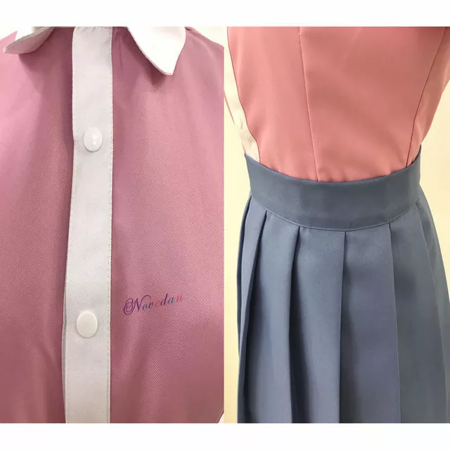 Novedan Mikan Tsumiki Cosplay Anime Danganronpa Dangan Ronpa 2 Costume Women Outfit Sets Halloween Party Dress Wig 3 Novedan Mikan Tsumiki Cosplay Anime Danganronpa Dangan Ronpa 2 Costume Women Outfit Sets Halloween Party Dress Wig - Image 3