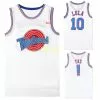 NWZSM Movie Cosplay Costumes Space-jam Tune-squad 1 Bugs 10 Lola Bunny Basketball Team Jersey Stitched Number Tops Sports Uniform
