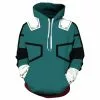 NoEnName_Null My Hero Academia Deku Izuku Midoriya Cosplay Costume Hoodies Coat Anime Boku No Sweatshirts