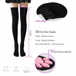 SIROLISA Cat Paw Socks For Women Girls Kawaii 3d Claw Toe Beanies Cute Gift Lolita Pawpads Cosplay Pad Thigh High -Zentai shop online New Cat Paw Socks for Women Girls Kawaii 3D Cat Claw Toe Beanies Cute Gift Lolita 3.jpg 640x640q80 3.jpg 3