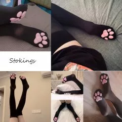 SIROLISA Cat Paw Socks For Women Girls Kawaii 3d Claw Toe Beanies Cute Gift Lolita Pawpads Cosplay Pad Thigh High -Zentai shop online New Cat Paw Socks for Women Girls Kawaii 3D Cat Claw Toe Beanies Cute Gift Lolita 5.jpg 640x640q80 5.jpg 5
