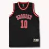 SDANLERB Cosplay Costume Shohoku School Basketball Team 1-15 Sakuragi Hanamichi Black Jersey Tops Shirt Sports Wear Uniform