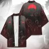 WMVCXI Hokage Ninja Konoha Kakashi Sharingan Cosplay Costumes Sasuke Kimono Haori Teens Cloak Cardigan Bathrobe Pajamas Sleepwear