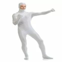 Cosplay&ware Open Face Zentai Spandex Unisex Catsuit Skin Tight Costume White M -Zentai shop online Open Face Zentai Spandex Unisex Catsuit Skin Tight Costume White M 4.jpg 640x640q80 4.jpg 4