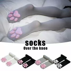 Cosplay&ware Over Knee Kawaii 3d Cat Pad Kitten Paw Socks Girl Lolita Cosplay Velvet Leggings Overknee Thigh High Long Stockings 60cm -Zentai shop online Over Knee Kawaii 3D Cat Pad Kitten Paw Socks Girl Lolita Cosplay Velvet Leggings Overknee Thigh 2.jpg 640x640q80 2.jpg 2