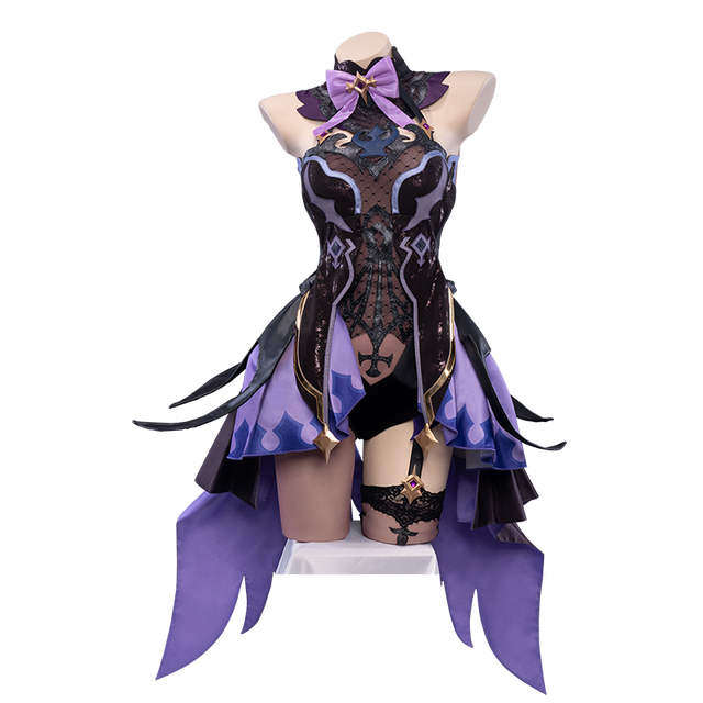 WOWO U Pre-sale Uwowo Game Genshin Impact Cosplay Fischl Costume Outfits Dress Halloween Carnival Uniforms 2 WOWO U Pre-sale Uwowo Game Genshin Impact Cosplay Fischl Costume Outfits Dress Halloween Carnival Uniforms - Image 2