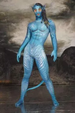 LOBUDEK Printing Blue Jumpsuit Male Female Cosplay Costumes Halloween Party Role Performance Stage Costume Bar Show Dance Tights -Zentai shop online Printing blue Jumpsuit Male Female Cosplay Costumes Halloween Party Role Performance Stage Costume Bar Party Show 2.jpg 640x640q80 2.jpg 2