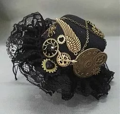 Zentai shop online -Zentai shop online Punk Novelties Steampunk Victorian Gears Mini Top Hat Costume Hair Accessory Handmade With Steam Punk Gear 1.jpg 640x640q80 1.jpg 1