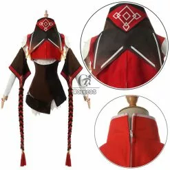 Rolecos Genshin Impact Cosplay Xinyan Costume Game For Women Halloween Suit Sexy Outfit -Zentai shop online ROLECOS Genshin Impact Cosplay XINYAN Cosplay Costume Game Genshin Impact Costume for Women Halloween Suit Sexy 2.jpg 640x640q80 2.jpg 2