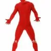 CosplayZentai Red Fullbody Spandex Zentai Suit Catsuit