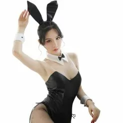 Finssy Seishun Buta Yarou Wa Bunny Girl Senpai No Cosplay Halloween Costume For Girls Sexy Cute Faux Leather Rabbit -Zentai shop online Seishun Buta Yarou wa Bunny Girl Senpai no Yume wo Minai Cosplay Halloween Costume for Girls 4.jpg 640x640q80 4.jpg 4