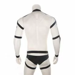 CLEVER-MENMODE Sexy Body Harness Elastic Bondage Set Underwear Men Chest Shoulder Costume Fetish Lingerie Strap Thong Hombre Stage Wear -Zentai shop online Sexy Body Harness Elastic Bondage Set Underwear Men Chest Shoulder Costume Fetish Lingerie Strap Thong hombre 4.jpg 640x640q80 4.jpg 4