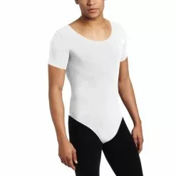 Speerise Mens Tank Shorty Unitard Dancewear Biketard Ballet Dance Leotard Male Flesh Colored Spandex