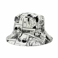 Cosplay&ware Summer Fisherman Hat Reversible Printed Bucket Hats For Women Men Anime Piece Cosplay Cap Cartoon Shading Fishing -Zentai shop online Summer Fisherman Hat Reversible Printed Bucket Hats For Women Men Anime PIECE Cosplay Bucket Cap Cartoon 2.jpg 640x640q80 2.jpg 2