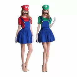 Cosplay&ware Super Mari0 Costume Cosplay Jumpsuit Adults Kids Halloween Dance Fancy Dress Gift Luigi Brothers Costumes Party Outfit -Zentai shop online Super Mari0 Costume Cosplay Jumpsuit Adults Kids Halloween Dance Fancy Dress Gift Mari0 LUIGI Brothers Costumes 3.jpg 640x640q80 3.jpg 3