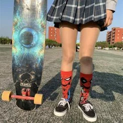 BOOCRE Superhero Venom Deadpool Thor The Hulk Iron Man Black Panther Cosplay Socks Keep Warm -Zentai shop online Superhero Venom Deadpool Thor The Hulk Iron Man Black Panther Cosplay Socks Keep Warm 2.jpg 640x640q80 2.jpg 2