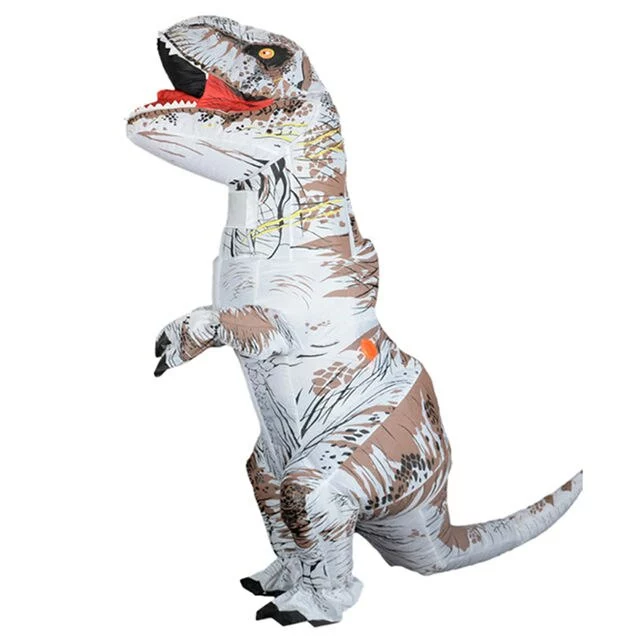 Cosplay&ware T Rex Velociraptor Inflatable Costume Mascot Cosplay Dino Halloween For Women Men Kid Funny Suit 5 Cosplay&ware T Rex Velociraptor Inflatable Costume Mascot Cosplay Dino Halloween For Women Men Kid Funny Suit - Image 5