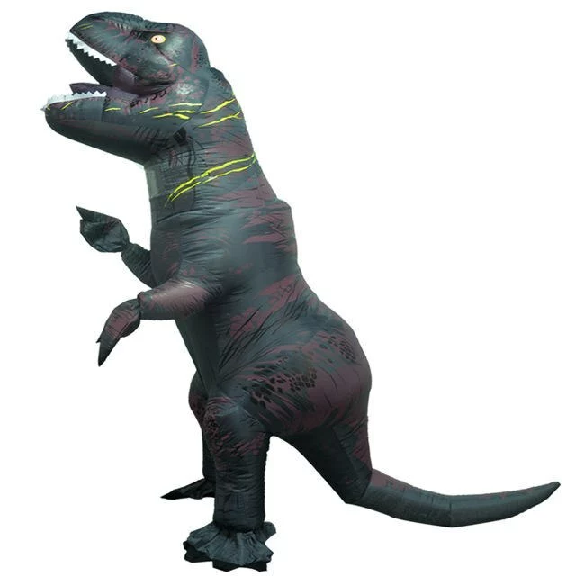 Cosplay&ware T Rex Velociraptor Inflatable Costume Mascot Cosplay Dino Halloween For Women Men Kid Funny Suit 6 Cosplay&ware T Rex Velociraptor Inflatable Costume Mascot Cosplay Dino Halloween For Women Men Kid Funny Suit - Image 6