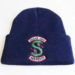 BOOCRE Tv Series Riverdale South Side Serpent Cosplay Costume Hat Adult Man Woman Embroidered Dome Knit Warm Pullover Hip Hop Trend -Zentai shop online TV Series Riverdale South Side Serpent Cosplay Costume Hat Adult Man Woman Embroidered Dome Knit Hat 3.jpg 640x640q80 3.jpg 3