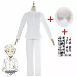 Finssy The Promised Neverland Cosplay Costume Student Uniform Emma Norman Ray Wig Washable Tattoo Stickers No 22194 63194 81194 -Zentai shop online The Promised Neverland Cosplay Costume Student Uniform Emma Norman Ray Cosplay Wig Washable Tattoo Stickers NO 1.jpg 640x640q80 1.jpg 1
