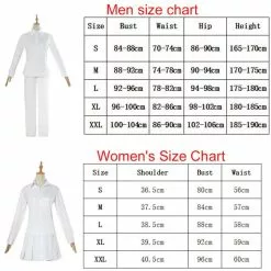 Finssy The Promised Neverland Cosplay Costume Student Uniform Emma Norman Ray Wig Washable Tattoo Stickers No 22194 63194 81194 -Zentai shop online The Promised Neverland Cosplay Costume Student Uniform Emma Norman Ray Cosplay Wig Washable Tattoo Stickers NO 4.jpg 640x640q80 4.jpg 4