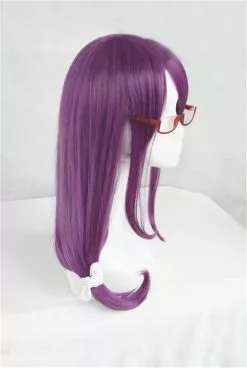 Cosplay&ware Tokyo Ghoul Guru Rize Kamishiro Long Wavy Purple Heat Resistant Synthetic Hair Cosplay Wig Cap Glasses -Zentai shop online Tokyo Ghoul Guru Rize Kamishiro Long Wavy Purple Heat Resistant Synthetic Hair Cosplay Wig Wig Cap 2.jpg 640x640q80 2.jpg 2