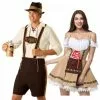 Cosplay&ware Traditional Couples Oktoberfest Costume Parade Waitress Outfit Cosplay Carnival Halloween Fancy Party Dress