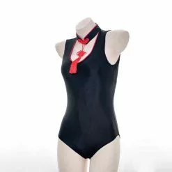 Cosplay&ware Two-dimensional Sexy Retro Style Cheongsam Dead Reservoir Water Chinese Girl One-piece Swimsuit Halter Pajamas Women -Zentai shop online Two dimensional sexy retro style cheongsam dead reservoir water Chinese style girl one piece sexy swimsuit 3.jpg 640x640q80 3.jpg 3