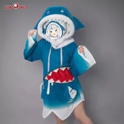 WOWO U Uwowo Hololive Cosplay Costume Shark Hat Suit Anime Costumes Girl Women Cute Blue Body -Zentai shop online UWOWO Hololive ENG Gawr Gura Cosplay Costume Shark Hat Suit HololiveEN Anime Costumes Girl Women Cute 1.jpg 640x640q80 1.jpg 1
