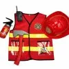 Cosplay&ware Umorden Kids Firefighter Cosplay Little Fireman Costume Uniform For Boy Child Halloween Carnival Party Costumes Boys