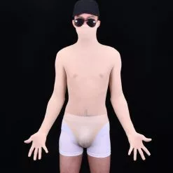 Ecoosexy Unisex 80d Seamless Five Fingers Long Sleeve Bodysuit Half Coat Zentai One Piece Tights Diy Any Cut Bodystocking Catsuit Leotard