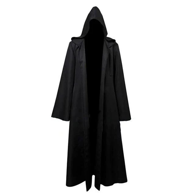 Takerlama Unisex Halloween Jedi Sith Knight Cloak Cosplay Adult Kids Hooded Robe Cape Costume 5 Takerlama Unisex Halloween Jedi Sith Knight Cloak Cosplay Adult Kids Hooded Robe Cape Costume - Image 5