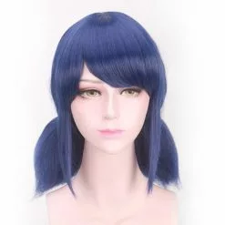 Vevefhuang Wigs Peluca Marinette Girls Women Cosplay Double Ponytail Braids Short Straight Blue Hair -Zentai shop online VEVEFHUANG LB Wigs Peluca Marinette Girls Women Cosplay Double Ponytail Braids Short Straight Blue Hair 1.jpg 640x640q80 1.jpg 1