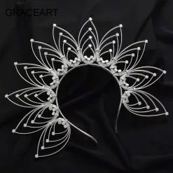 Cosplay&ware Women Headband Cosplay Gold Plastic Sunburst Spike Halo Crown Headpiece Headdress -Zentai shop online Women Headband Cosplay Gold Plastic Sunburst Spike Halo Crown Headpiece Headdress 3.jpg 640x640q80 3.jpg 3