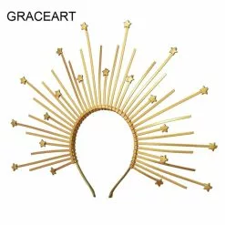 Cosplay&ware Women Headband Cosplay Gold Plastic Sunburst Spike Halo Crown Headpiece Headdress -Zentai shop online Women Headband Cosplay Gold Plastic Sunburst Spike Halo Crown Headpiece Headdress.jpg 640x640q80.jpg