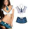 CAGJB Women Lingerie Sexy Erotic Costumes Lenceria School Cosplay Student Uniform Sex Products Girl Halloween Outfit Fancy Dress