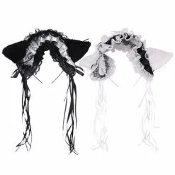 Cosplay&ware Women Ruffles Lace Headband Plush Cat Ears Ribbon Bell Lolita Cosplay Hair Hoop -Zentai shop online Women Ruffles Lace Headband Plush Cat Ears Ribbon Bell Lolita Cosplay Hair Hoop 3.jpg 640x640q80 3.jpg 3