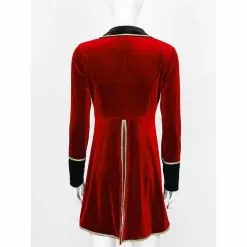 Inlzdz Womens Adult Circus Ringmaster Costume Long Sleeve Jacket Coat Christmas Halloween Carnival Cosplay Festival Rave Outfit -Zentai shop online Womens Adult Circus Ringmaster Costume Long Sleeve Blazers Jacket Coat Christmas Halloween Carnival Cosplay Festival Rave 2.jpg 640x640q80 2.jpg 2
