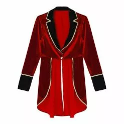 Inlzdz Womens Adult Circus Ringmaster Costume Long Sleeve Jacket Coat Christmas Halloween Carnival Cosplay Festival Rave Outfit -Zentai shop online Womens Adult Circus Ringmaster Costume Long Sleeve Blazers Jacket Coat Christmas Halloween Carnival Cosplay Festival Rave 3.jpg 640x640q80 3.jpg 3