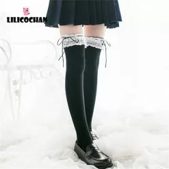 LILICOCHAN Womens Anime Cosplay Lolita Maid Girls Lace Top Thigh High Socks Over Knee Leg Warmer Leggings Sexy Cotton Stocking Accessories -Zentai shop online Womens Anime Cosplay Lolita Maid Girls Lace Top Thigh High Socks Over Knee Leg Warmer Leggings 1.jpg 640x640q80 1.jpg 1