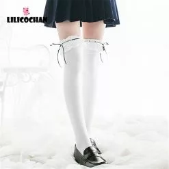 LILICOCHAN Womens Anime Cosplay Lolita Maid Girls Lace Top Thigh High Socks Over Knee Leg Warmer Leggings Sexy Cotton Stocking Accessories -Zentai shop online Womens Anime Cosplay Lolita Maid Girls Lace Top Thigh High Socks Over Knee Leg Warmer Leggings 2.jpg 640x640q80 2.jpg 2