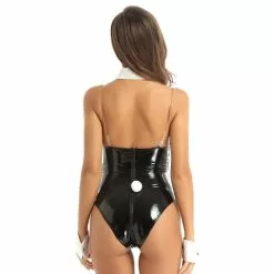 YOOJIA Womens Naughty Bunny Girl Cosplay Sexy Costumes Lingerie Set Detachable Clear Leather Bodysuit With Wrist Cuffs Fancy Clubwear -Zentai shop online Womens Naughty Bunny Girl Cosplay Sexy Costumes Lingerie Set Detachable Clear Leather Bodysuit with Wrist Cuffs 3.jpg 640x640q80 3.jpg 3
