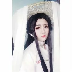Daliclown Xie Lian Cosplay Costume Tian Guan Ci Fu Xielian Wigs Bamboo Hat Prop Men Women White Han Anime Outfit -Zentai shop online Xie Lian Cosplay Costume Tian Guan Ci Fu Cosplay Xielian Wigs Bamboo Hat Prop Men Women 2.jpg 640x640q80 2.jpg 2