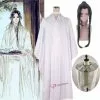 Daliclown Xie Lian Cosplay Costume Tian Guan Ci Fu Xielian Wigs Bamboo Hat Prop Men Women White Han Anime Outfit