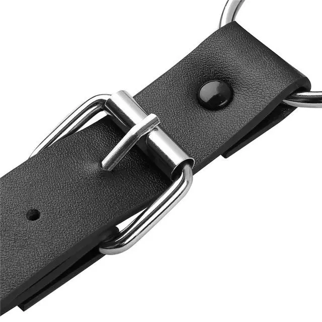 Cosplay&ware Yizyif Harness Men Body Bondage Fetish Adjustable Pu Leather X Back Chest Suspenders Belt Buckle Metal O-rings 5 Cosplay&ware Yizyif Harness Men Body Bondage Fetish Adjustable Pu Leather X Back Chest Suspenders Belt Buckle Metal O-rings - Image 5